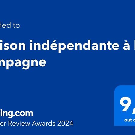 Maison Independante A La Campagne Courcelles-sur-Vesle Kültér fotó